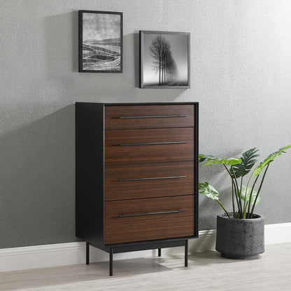 Park Avenue 4 Drawer High Chest, Ruby