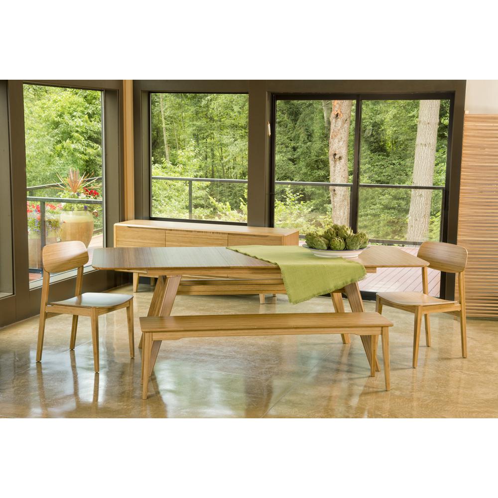 Currant Long Bench, Caramelized