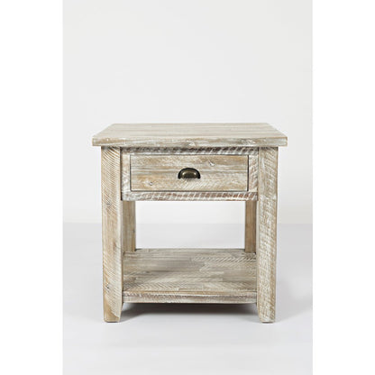 End Table - Washed Grey