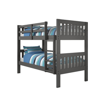 Twin/Twin Mission Bunk Bed, Drawers Or Trundle Not Included