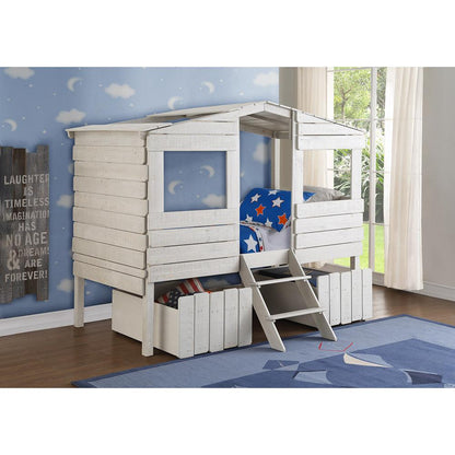 Twin Tree House Low Loft Bed