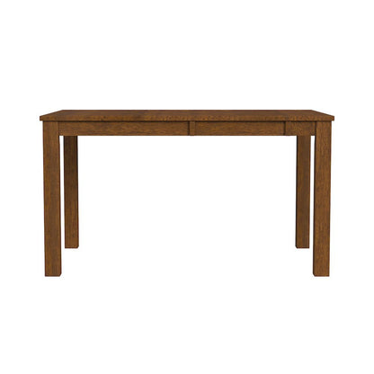 Rustic Whiskey Square Kitchen Table, 36 Inch to 54 Inch Dining Table