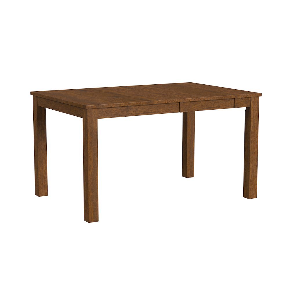 Rustic Whiskey Square Kitchen Table, 36 Inch to 54 Inch Dining Table