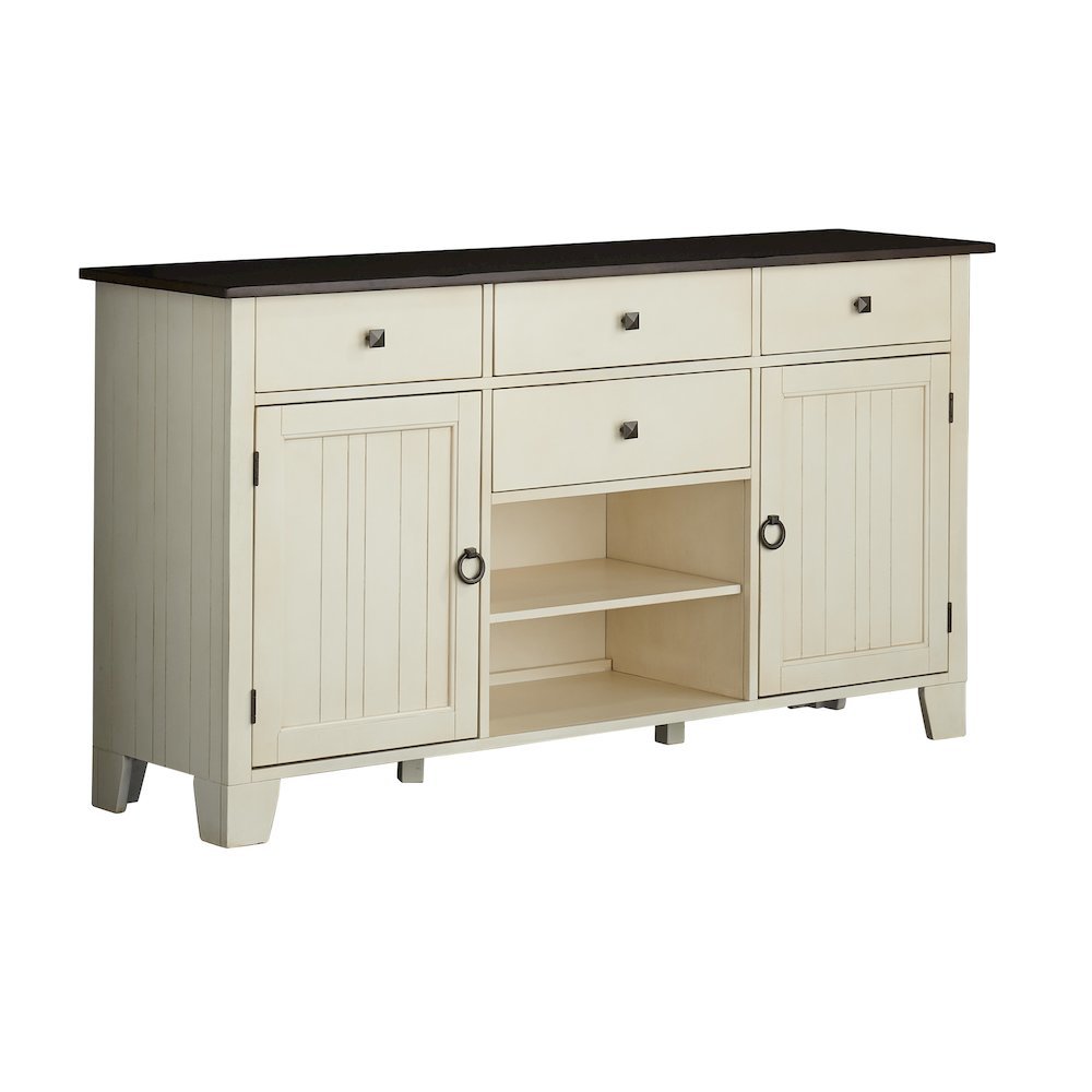 Brown Wine Cabinet with Storage, Farmhouse Coffee Bar and Bar Cabinet