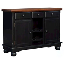 Black Farmhouse Coffee Bar, Wine Cabinet with Storage and Drawers