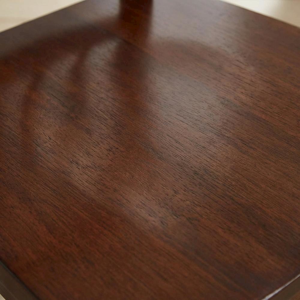 Merlot-Buttermilk Slatback Dining Chair Set with Solid Rubberwood Construction