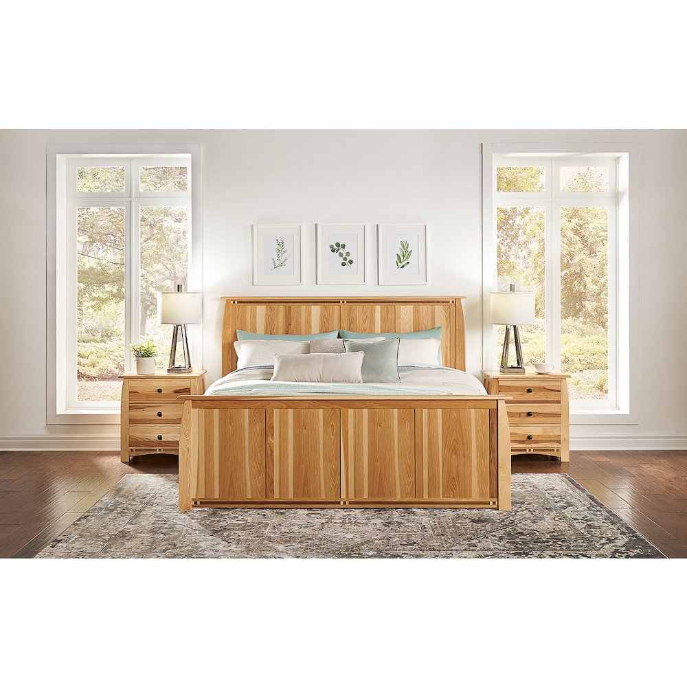 Adamstown King Panel Bed, Natural