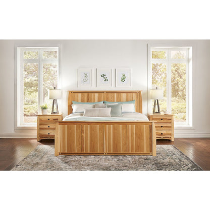 Adamstown King Panel Bed, Natural