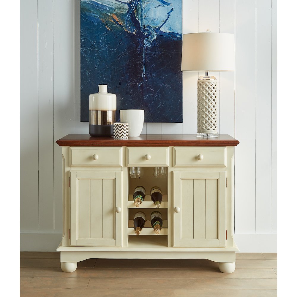 British Isles Server, Merlot-Buttermilk Finish
