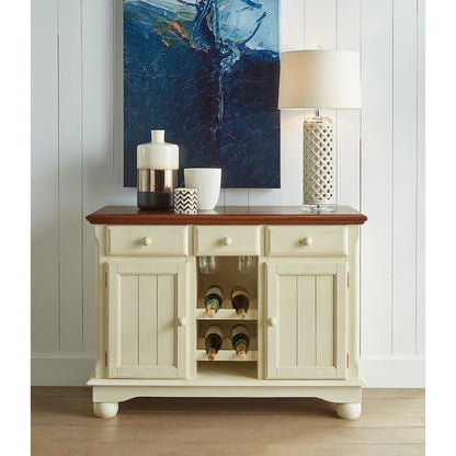 British Isles Server, Merlot-Buttermilk Finish
