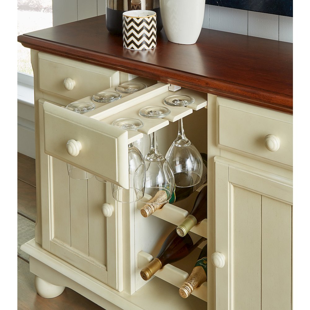 British Isles Server, Merlot-Buttermilk Finish