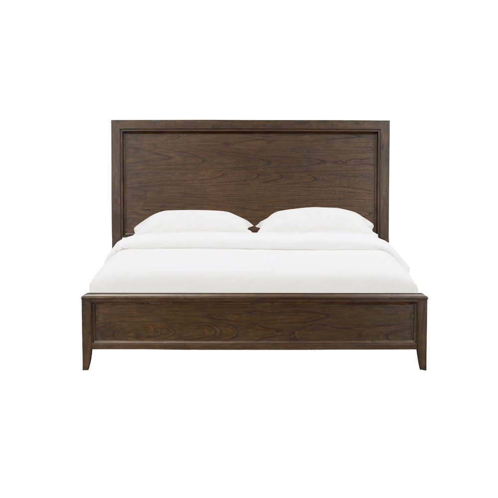 Bryson King Panel Bed, Gray Brown Finish