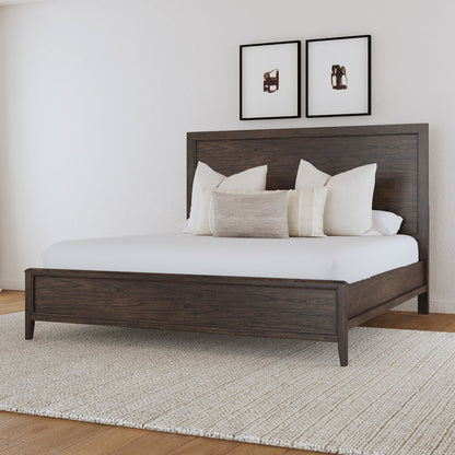 Bryson King Panel Bed, Gray Brown Finish