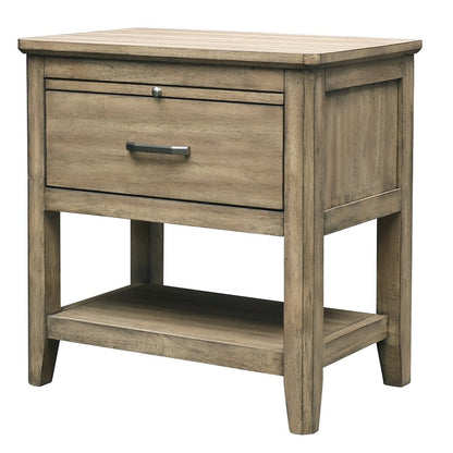 Geo Heights Nightstand, Butterscotch