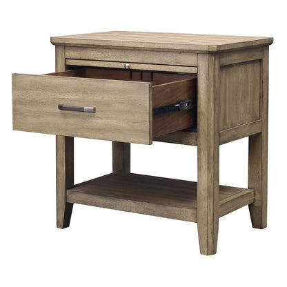 Geo Heights Nightstand, Butterscotch