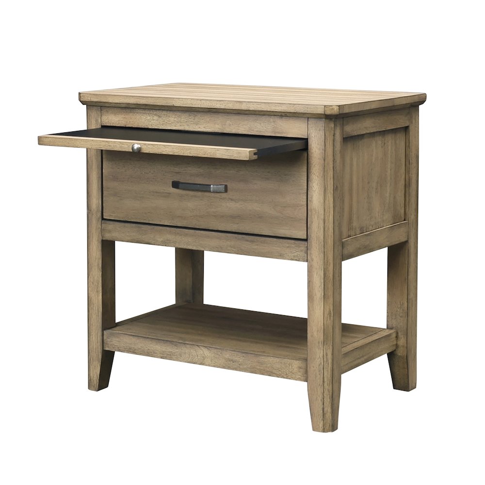 Geo Heights Nightstand, Butterscotch