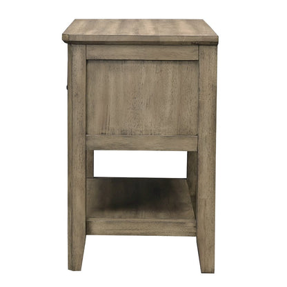 Geo Heights Nightstand, Butterscotch