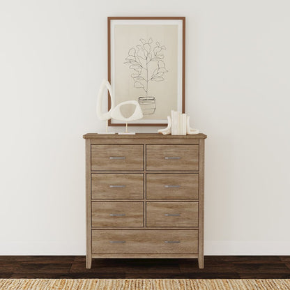 Geo Heights Chest, Butterscotch