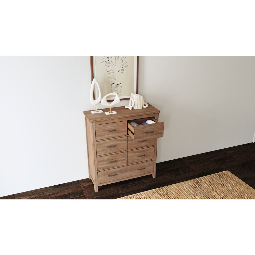 Geo Heights Chest, Butterscotch