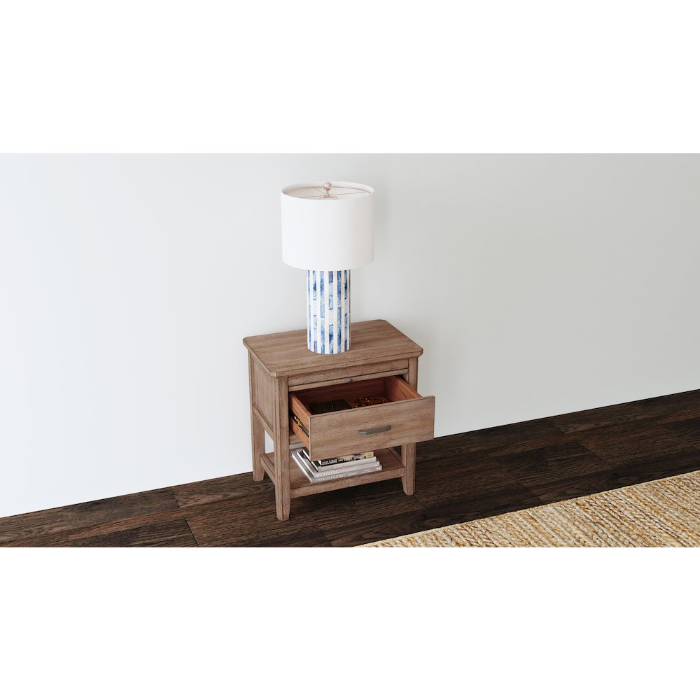 Geo Heights Nightstand, Butterscotch