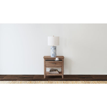 Geo Heights Nightstand, Butterscotch