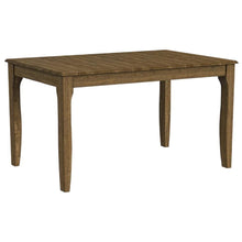 Transitional Dining Table with 18" Self-Storing Butterfly Leaf in Toasted Java