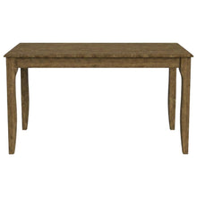 Transitional Dining Table with 18" Self-Storing Butterfly Leaf in Toasted Java