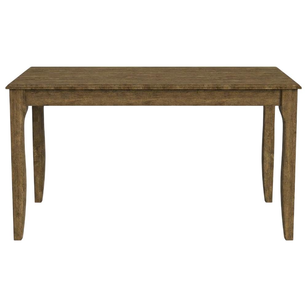 Transitional Dining Table with 18" Self-Storing Butterfly Leaf in Toasted Java