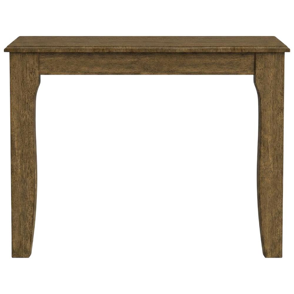 Transitional Dining Table with 18" Self-Storing Butterfly Leaf in Toasted Java
