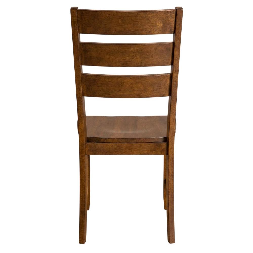 Mango Upholstered Side Chairs with Distressed Finish and Rustic Style, Set of 2