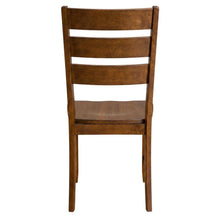 Mango Upholstered Side Chairs with Distressed Finish and Rustic Style, Set of 2