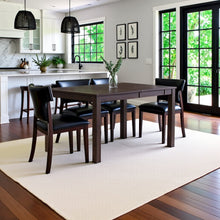 Warm Gray Square Kitchen Table, 36 Inch to 54 Inch Dining Table
