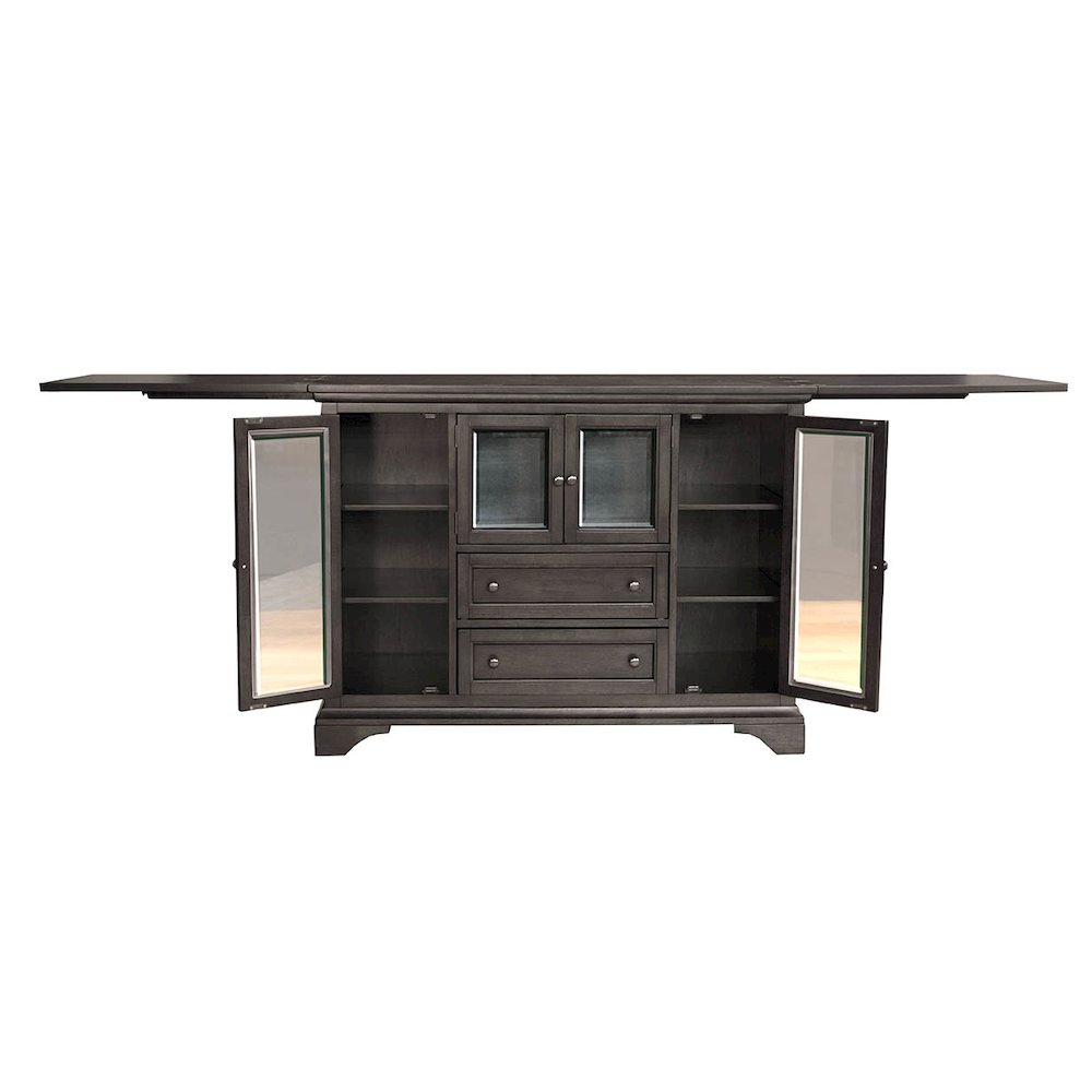 Mariposa Flip-Top Server, Warm Gray