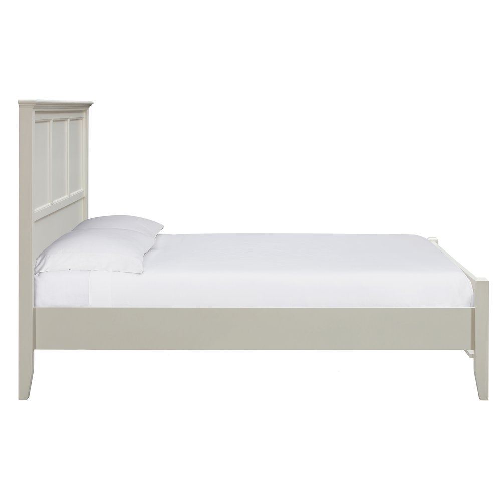 Northlake Queen Panel Bed, White Linen