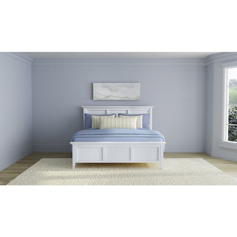 Westlake Queen Mansion Bed, White