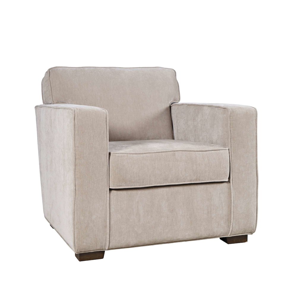 Eastwood Modern Track Arm Upholstered Accent Lounge Chair