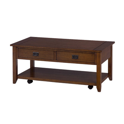 Mission 44" Oak Coffee Table
