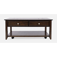 Modern Espresso Four Drawer 44" Coffee Table