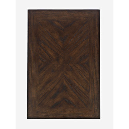 Modern Espresso Traditional Chairside End Table with Shelf and Drawer