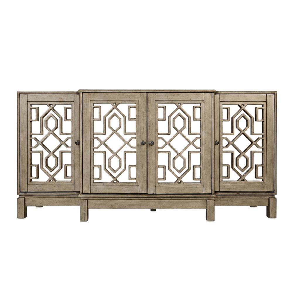 Mirrored Console Table, Vintage Accent Entryway Table for Living Room