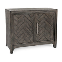 Gramercy Mid-Century Modern Chevron Two Door 40" Accent Chest