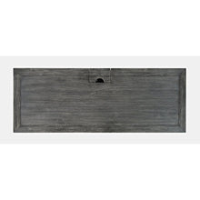 Gramercy Mid-Century Modern Chevron Three Drawer USB Charging Desk