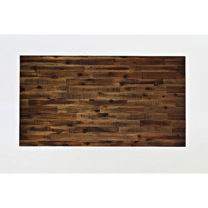 Cannon Valley Distressed Industrial Three Drawer 48" Coffee Table