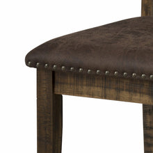 Cannon Valley Distressed Industrial Upholstered Back Dining Chair with Nailhead Trim (Set of 2)