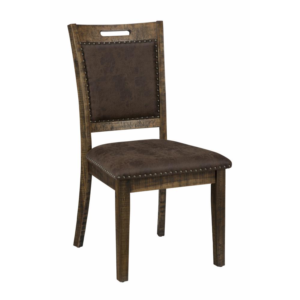 Upholstered Back Dining Chair, Set of 2