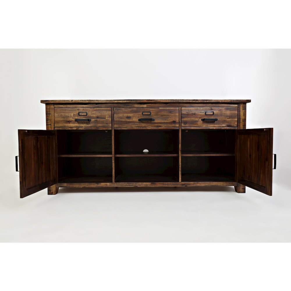 Cannon Valley Distressed Industrial 70" Media Unit
