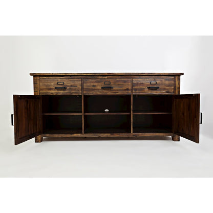 Cannon Valley Distressed Industrial 70" Media Unit