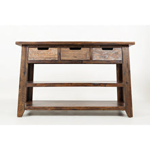 Painted Canyon Rustic Solid Acacia 50" Sofa Table