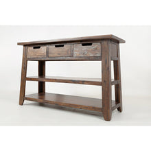 Painted Canyon Rustic Solid Acacia 50" Sofa Table