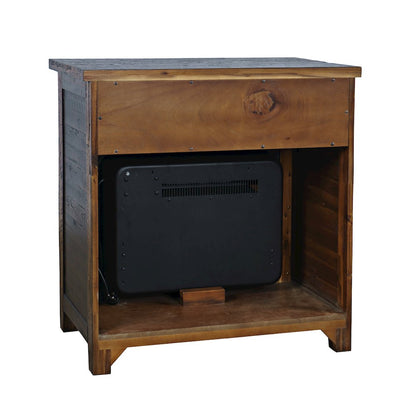 Painted Canyon Rustic 32" Electric Fireplace Console TV Stand